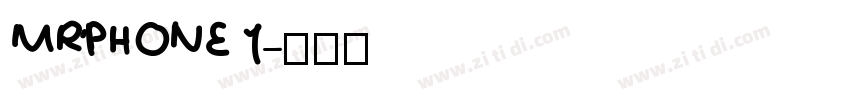 MRPHONE 1字体转换
